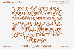Paradise Morelia - Decorative Retro Font Product Image 11