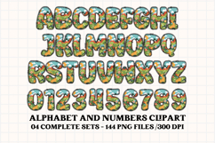 Kids Jungle Alphabet clipart, kids jungle letters doodle Product Image 5