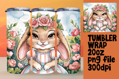 FASHIONABLE 20oz Tumbler Design for Any Occasion , Cute Bunn Product Image 1