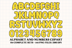 Happy Mouse Alphabet Clipart, happy mouse letters doodle Product Image 5
