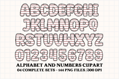 Baseball Sport Alphabet png clipart, baseball letters doodle Product Image 5