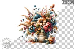 Flowers Sublimation - Clipart PNG Design Product Image 1