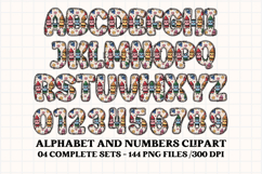 Back to School Alphabet png, letters doodle, school clipart Product Image 5