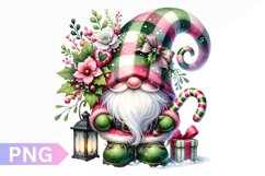 Christmas Gnome Sublimation, Clipart PNG Design Product Image 1
