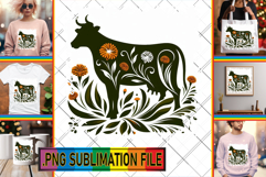 RADIANT TSHIRT Designs Magic PNG, Flower Animals Product Image 1