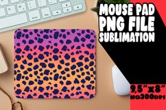 Shimmering Leopard Print Mouse Pad Design Patterns PNG Product Image 1