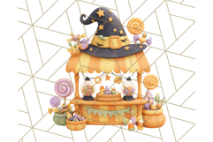 Creepy Carnival Halloween Clipart PNG with Hayride Art Product Image 3