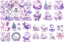 Lavender Christmas Clipart Mega Bundle Product Image 5
