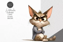 Funny cat clipart, Cat clipart, Animals clipart Product Image 1