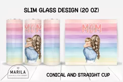 Mother's Day Skinny Tumbler sublimation designs #11 Product Image 1