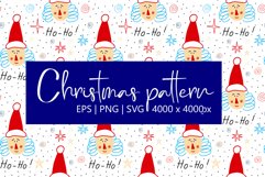Santa Claus seamless pattern |Digital paper with Santa Claus Product Image 1