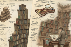 Ephemera Books Reading Junk Journal Pages - Junk Journal Pac Product Image 5