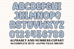 Monsters Alphabet png clipart, cute monster letters doodle Product Image 5