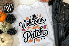 Welcome To Our Patch - Autumn t-shirt Design Product Image 1