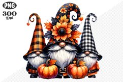 Halloween Gnomes Sublimation - Clipart PNG Design Product Image 1