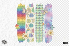 Autism Brushtrokes Clipart Product Image 1