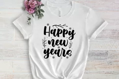 Happy new years SVG, Christmas Round Ornaments SVG Product Image 4