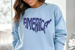 America SVG cut file in the shape of the country Product Image 1