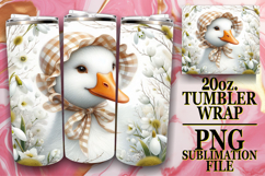 BLISSFUL DAYS 20oz TUMBLER WRAP, Goose Product Image 1