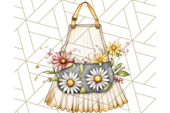 Cottagecore Kitchen Mixer, Apron PNG Clipart, Retro Floral Product Image 3