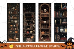 Spooky Halloween Bookmarks, Gothic Bookmark Prints Product Image 1