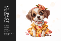 Cute cartoon dog Clip Art sublimation png Product Image 1