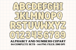 Halloween Alphabet png clipart, halloween letters doodle Product Image 5