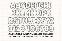 Princess Alphabet png clipart, princess letters doodle Product Image 5