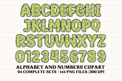 ST PATRICK Alphabet PNG Clipart, St Patrick letters doodle Product Image 3
