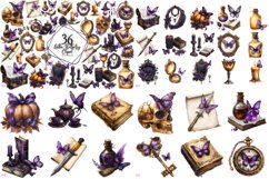 Gothic Christmas Clipart Mega Bundle Product Image 4