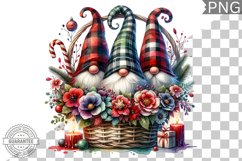 Christmas Gnome Sublimation - Clipart PNG Design Product Image 1
