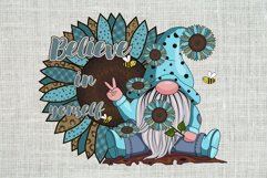 gnome Cowboy Sublimation, Western bundle, Sunflower Boho Product Image 8