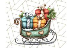 Christmas North Pole Village PNG Clipart, Cute Holiday Art Product Image 3