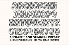 Happy Mouse Alphabet Clipart, happy mouse letters doodle Product Image 5