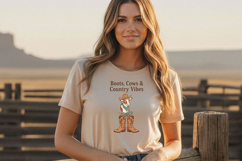 Western Cowgirl Png Bundle, Boots Cows Country Vibes Designs Product Image 8