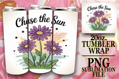 ENCHANTED MEMORIES 20oz TUMBLER WRAP, Flowers Quote Product Image 1