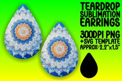 Charming Teardrop Design for Sublimation , Mandala Product Image 1