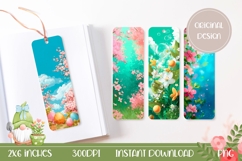 Spring Flowers Bookmark Designs, Nature Bookmark Product Image 1