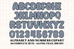 Ocean Nautical png alphabet, ocean nautical letters doodle Product Image 5