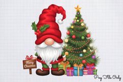 Christmas Festive gnome clipart Bundle PNG Product Image 12