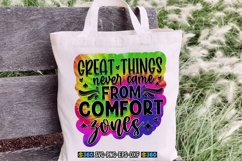 Great thing never never came from comfort zones PNG Product Image 3