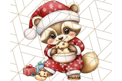 Christmas Baking Critters PNG Clipart, Cute Animals Holiday Product Image 3