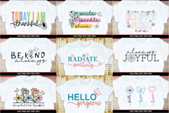 Girl &amp; women Inspirational motivational quotes Shirt bundle Product Image 14