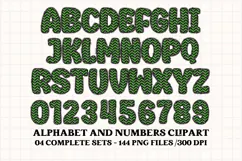 Neon Glitter Alphabet png clipart,neon glitter letter doodle Product Image 5