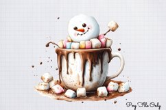 Christmas Cute-Snowman Clipart PNG Product Image 1