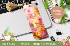 Flowers Bookmark Printable, Flower Bookmark Design Product Image 1