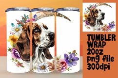 Puppy Prism: Watercolor Tumbler Wrap 20oz Product Image 1