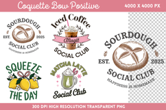 Coquette Bow Positive Sublimation PNG Product Image 1