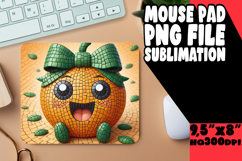 Cozy Mouse Mat Design Magic, Cute Pumpkin Product Image 1