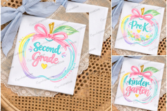 Preppy Back to School Grade Bundle ,PNG Kindergarten Product Image 2